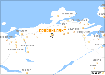 map of Croaghlosky