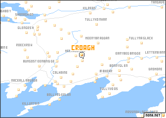 map of Croagh