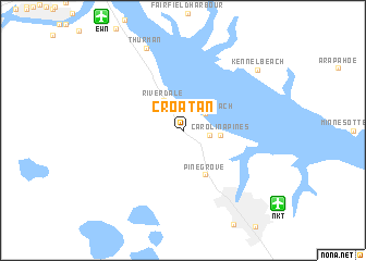 map of Croatan