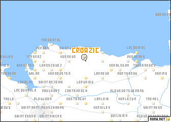 map of Croazic