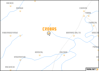 map of Crobas
