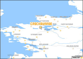 map of Crockaunroe