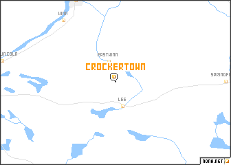 map of Crockertown