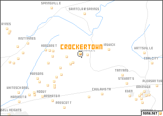 map of Crockertown