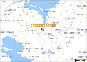 map of Crockets Town