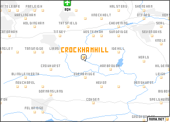 map of Crockham Hill