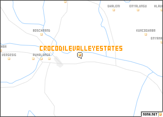map of Crocodile Valley Estates
