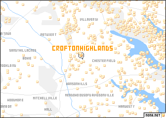 map of Crofton Highlands