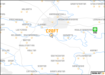 map of Croft