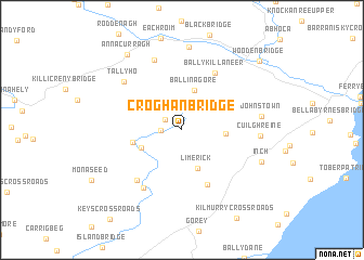 map of Croghan Bridge