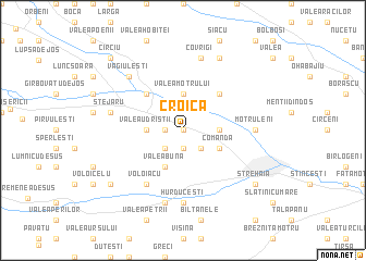 map of Croica