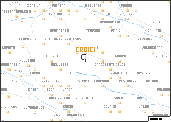map of Croici