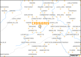 map of Croisières