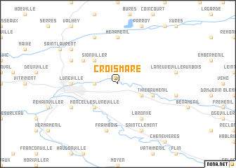 map of Croismare