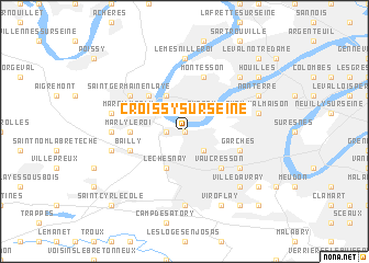 map of Croissy-sur-Seine