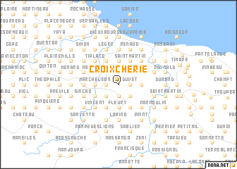 map of Croix Chérie