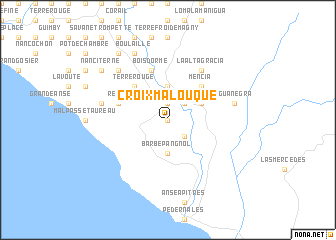 map of Croix Malouque