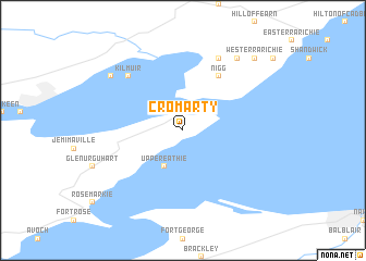 map of Cromarty