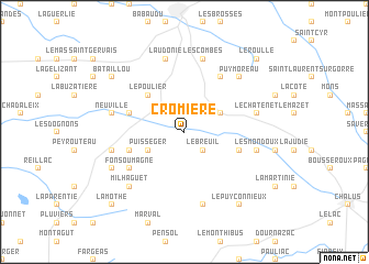 map of Cromière