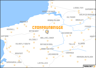 map of Crompaun Bridge