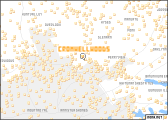 map of Cromwell Woods