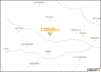 map of Cromwell