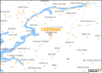 map of Cronshaw