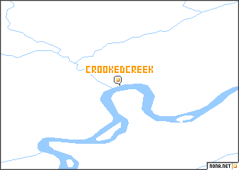 map of Crooked Creek