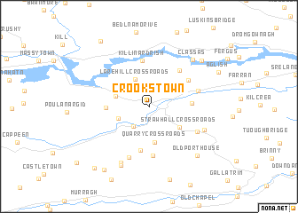 map of Crookstown