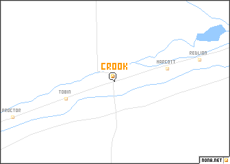 map of Crook