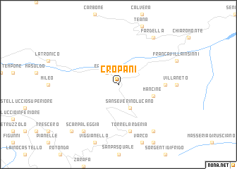 map of Cropani