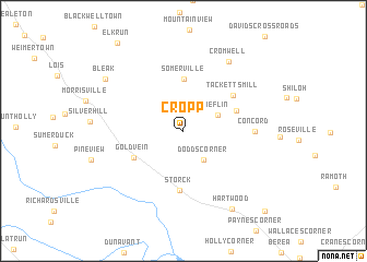 map of Cropp