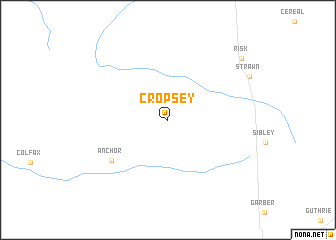 map of Cropsey