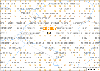 map of Croquy