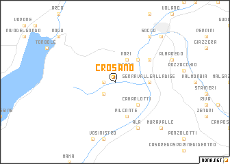 map of Crosano