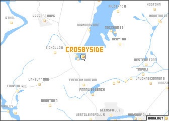 map of Crosbyside
