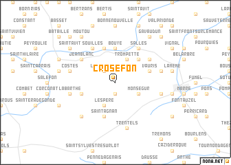 map of Crosefon