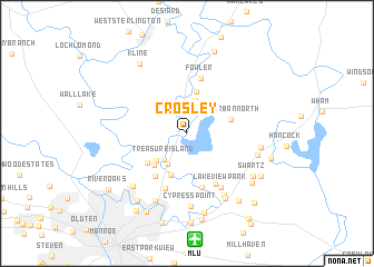 map of Crosley