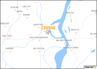 map of Crosno