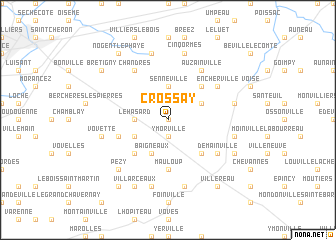 map of Crossay