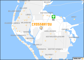 map of Cross Bayou