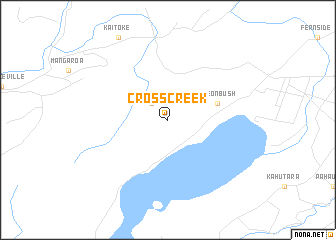 map of Cross Creek