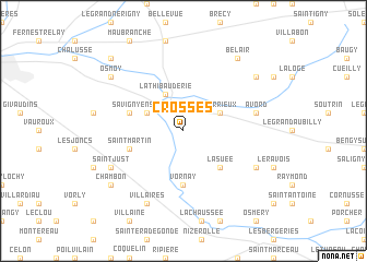 map of Crosses