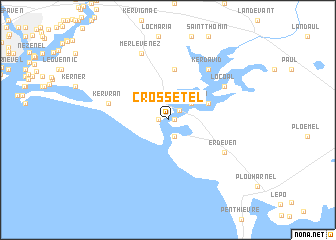 map of Cross-Étel