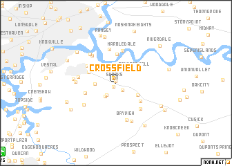 map of Crossfield