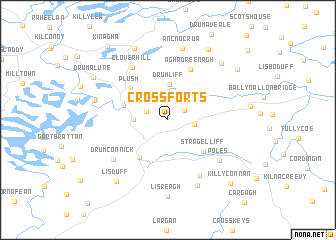 map of Cross Forts