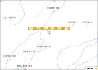 map of Crossing Landing Bank