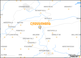 map of Cross in Hand