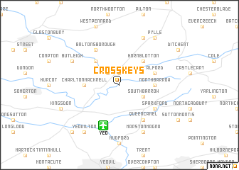 map of Cross Keys