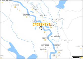 map of Crosskeys